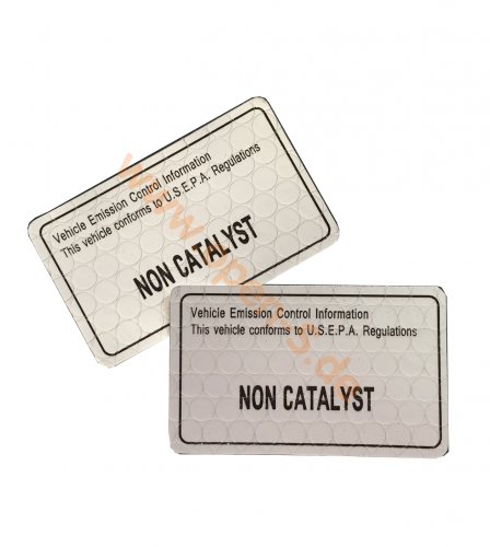 Non-Catalyst decal (1976 – 1982)