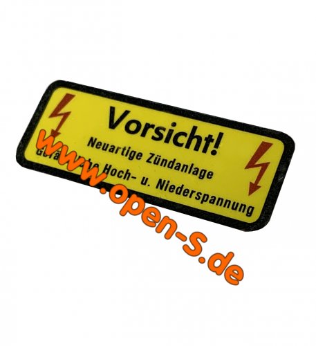 HKZ -Vorsicht! decal